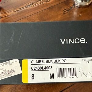 Vince Claire D’Orsay Black Heels